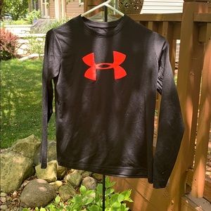 Girls Under Armour Long Sleeve Dri-Fit T-Shirt